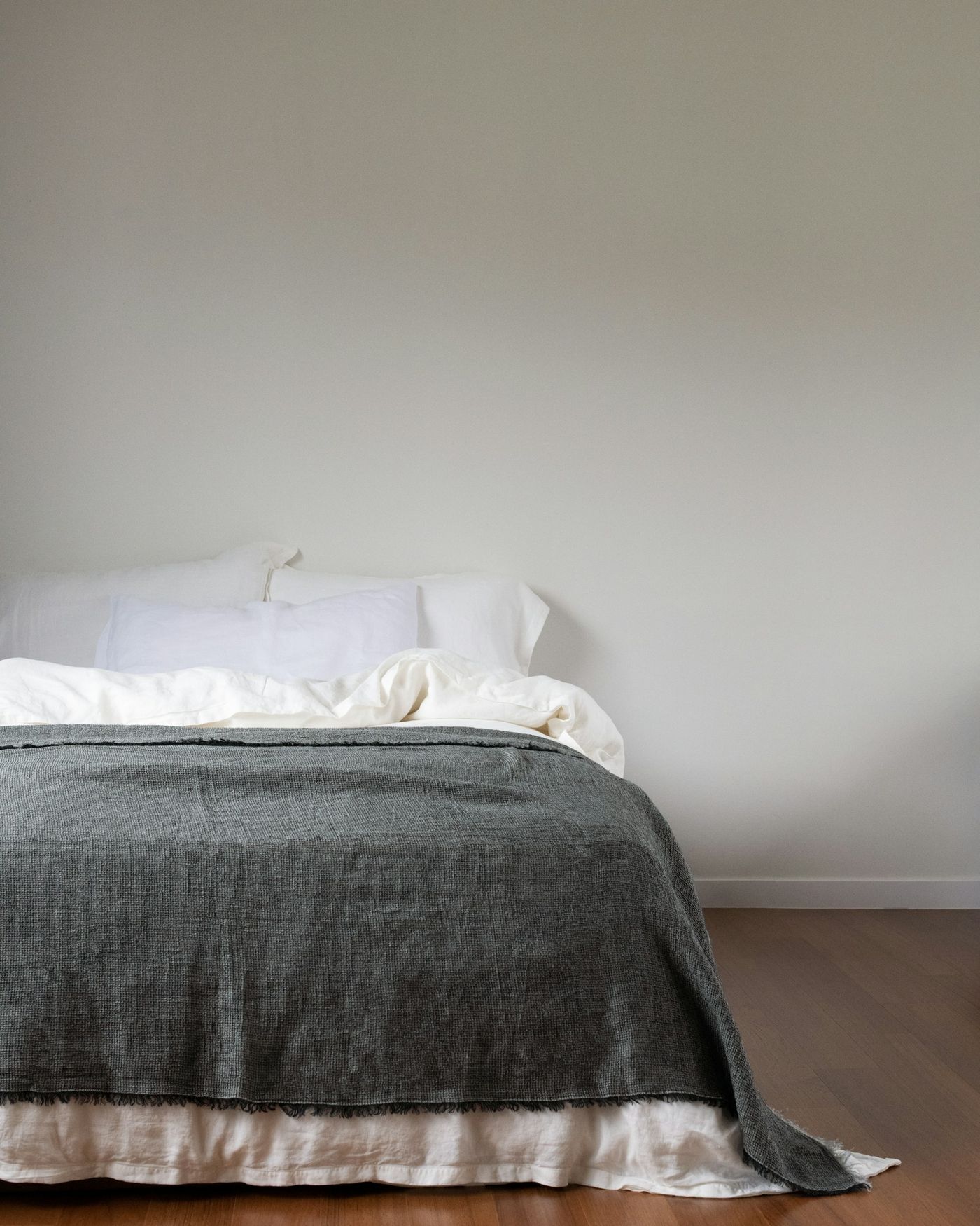 Calm bedroom ready for a new mattress