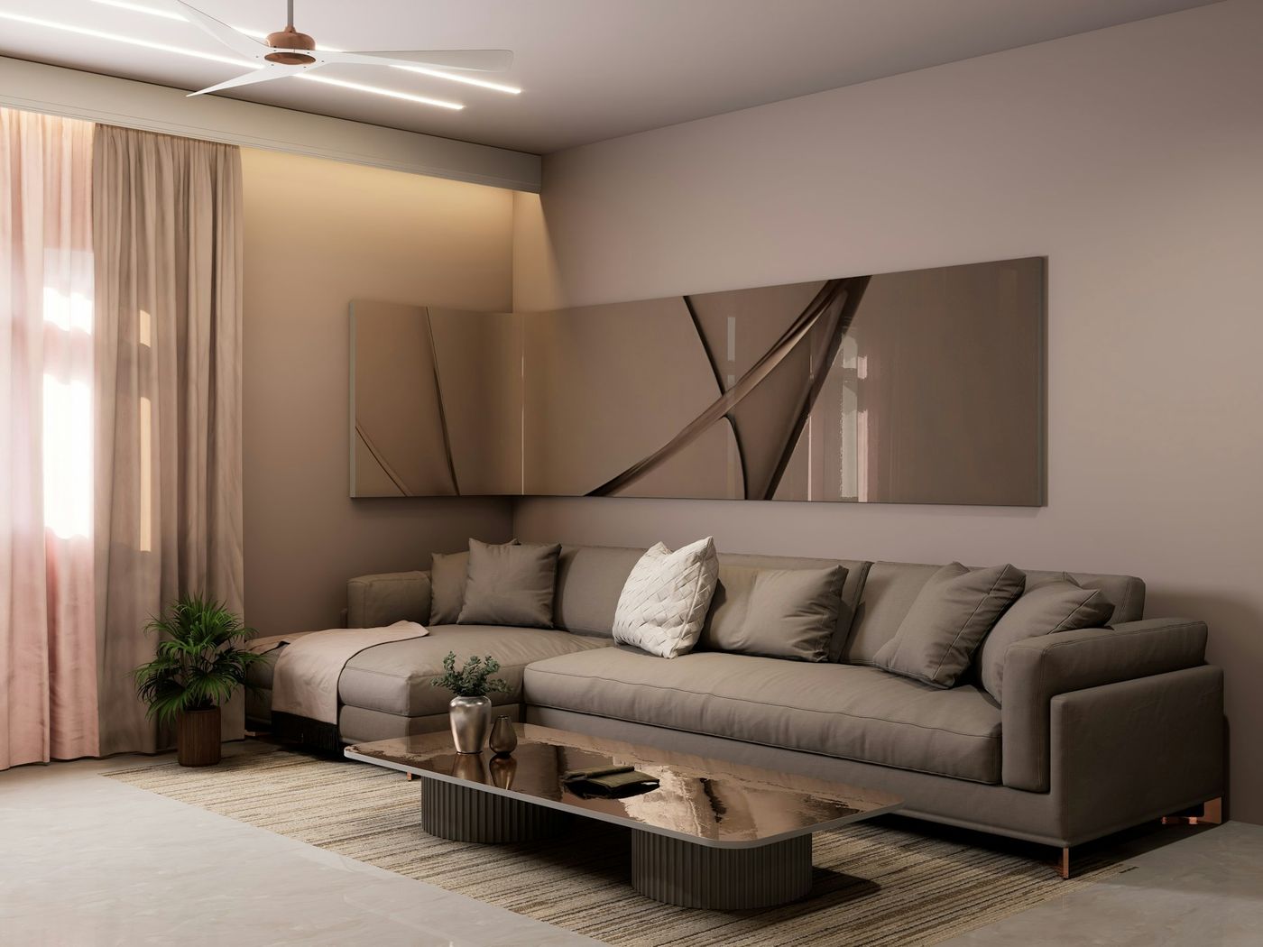 A freshly turned, move-in-ready rental