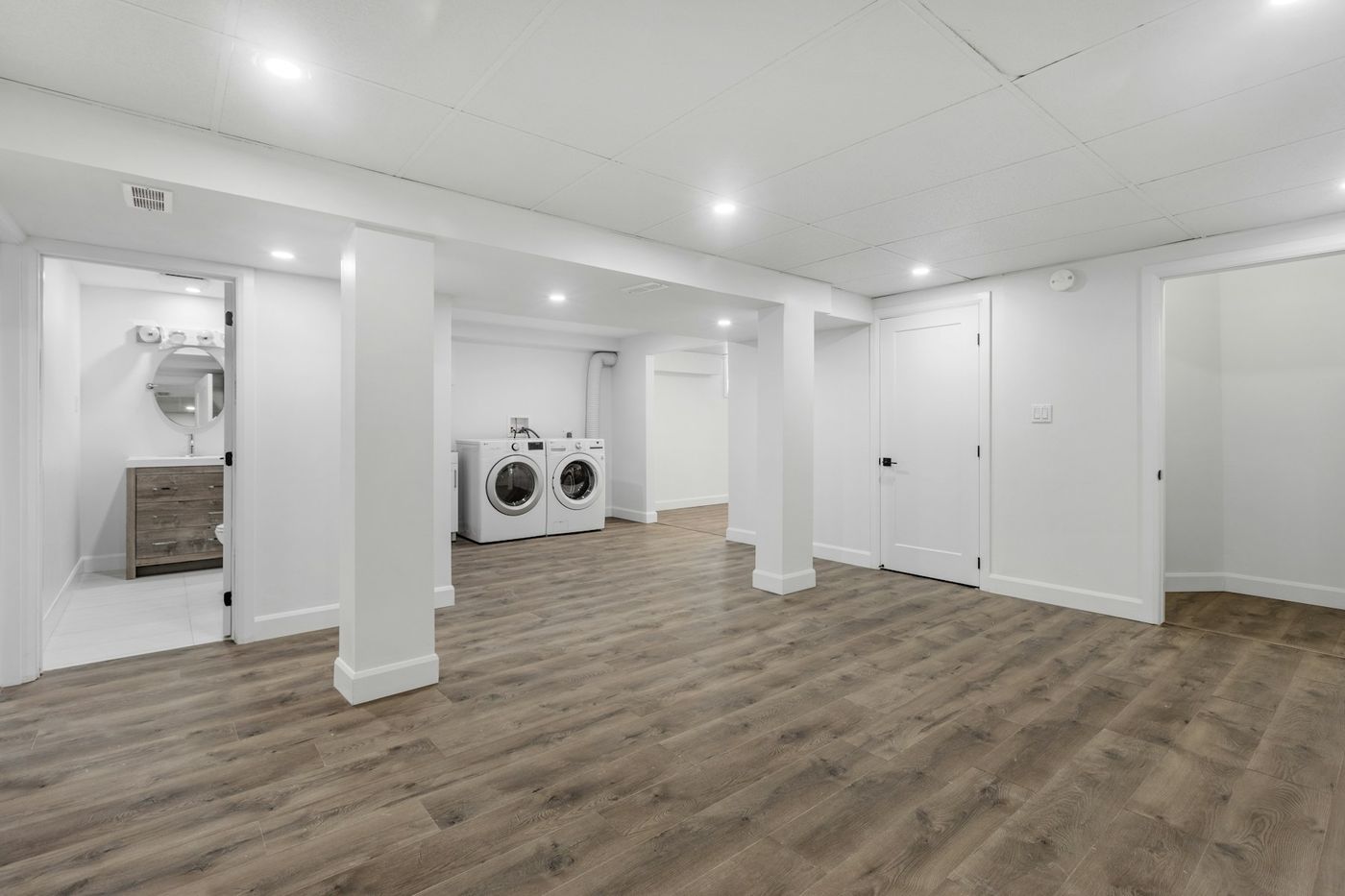 Basement cleanouts